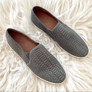 Joie Slip On Trainers Snake Print